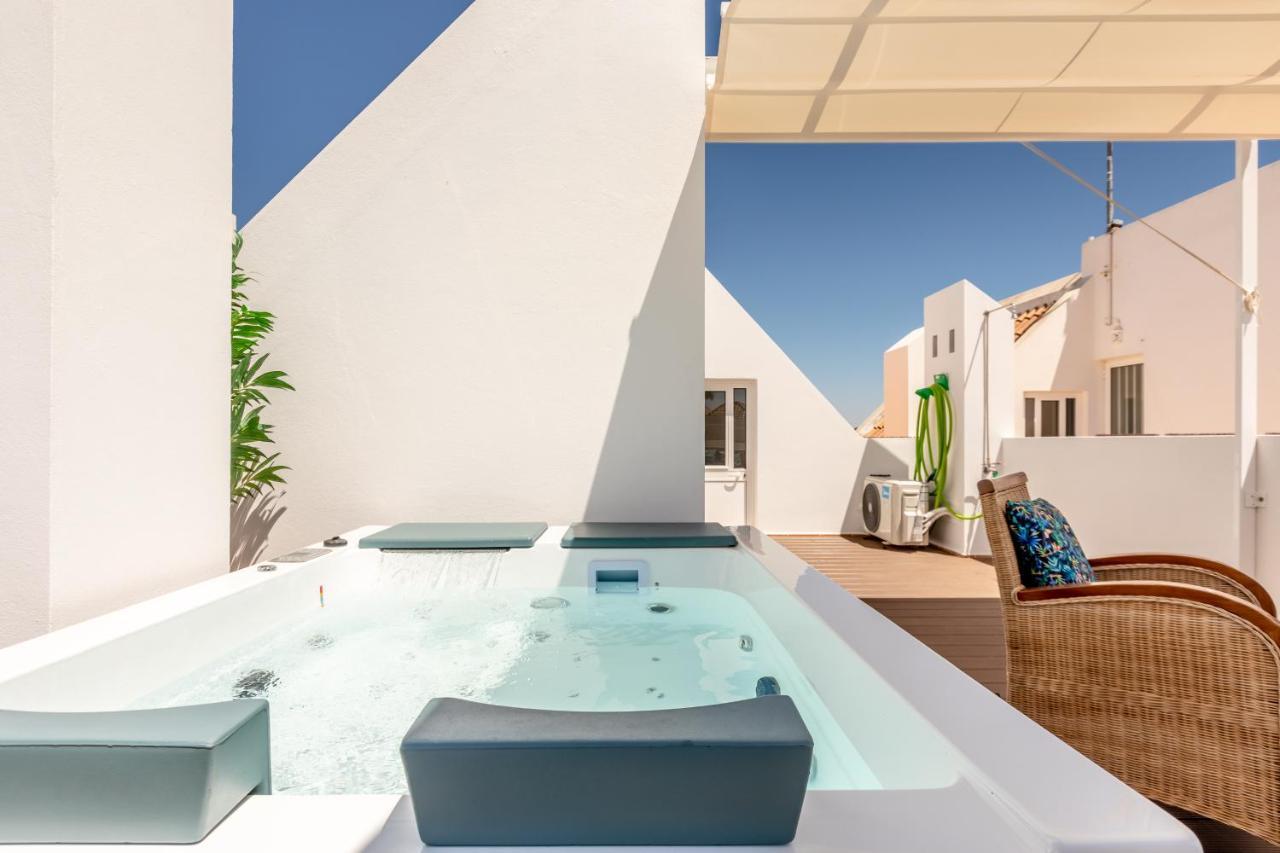 Seascape Villa Private Pool & Rooftop Jacuzzi With Sea View Near Manta Rota Beach Vila Nova de Cacela Exterior foto