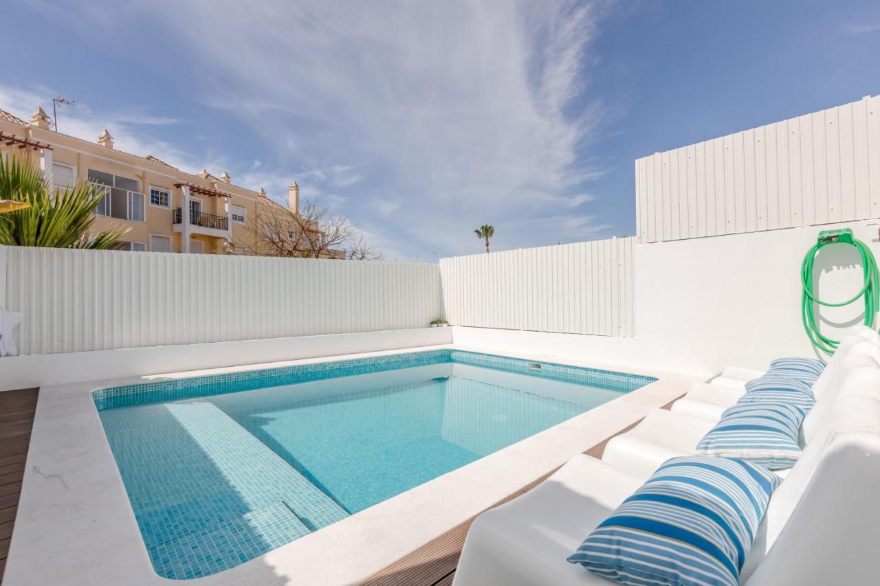 Seascape Villa Private Pool & Rooftop Jacuzzi With Sea View Near Manta Rota Beach Vila Nova de Cacela Exterior foto
