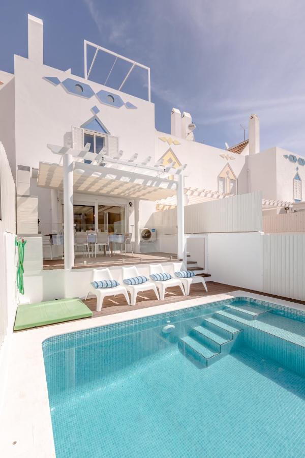 Seascape Villa Private Pool & Rooftop Jacuzzi With Sea View Near Manta Rota Beach Vila Nova de Cacela Exterior foto